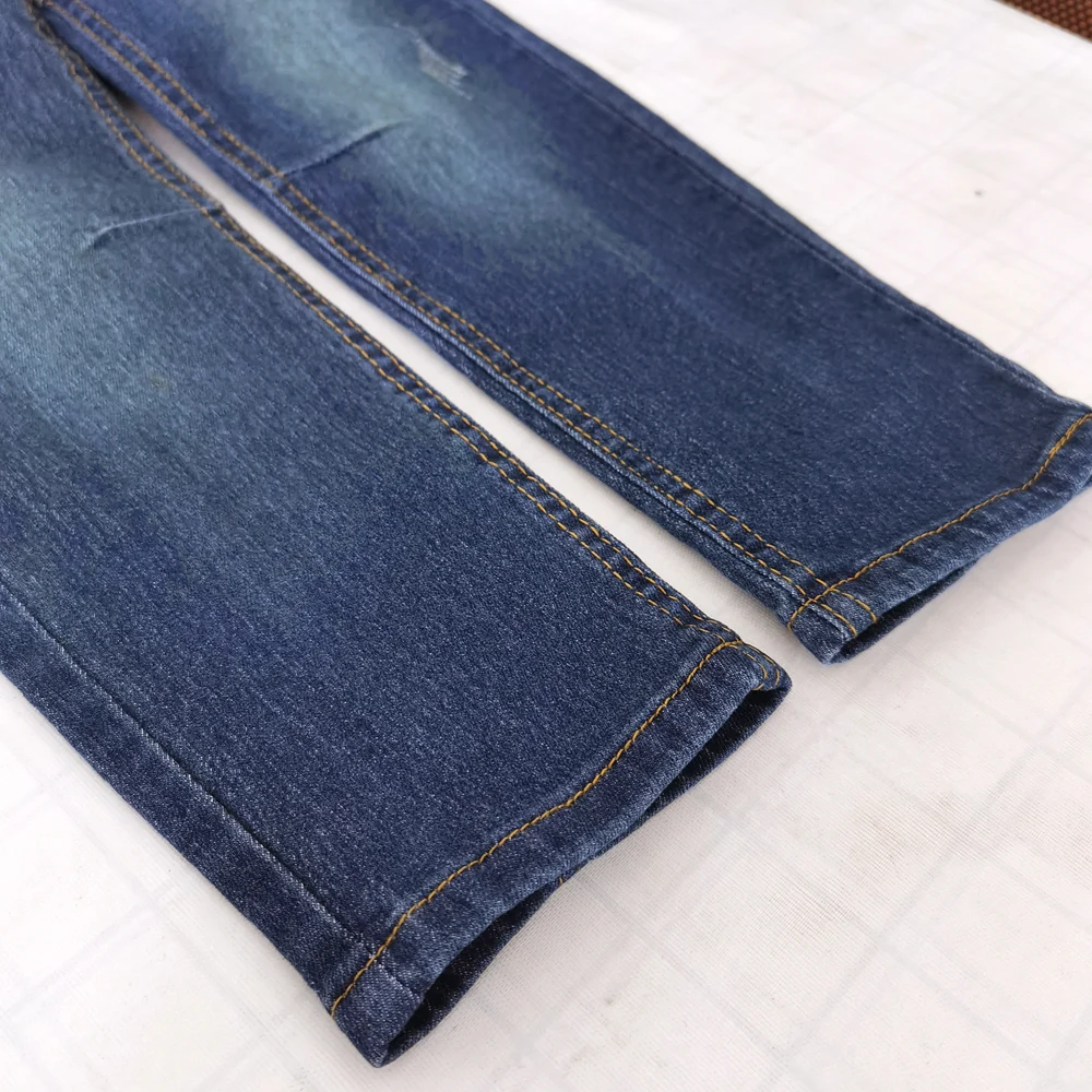 IENENS 4-11Y Fashion Children\'s Jeans Boy Denim Trousers Kids Clothes Baby Boys Elastic Waist Pants Slim Jeans For Boy