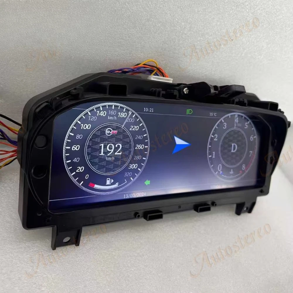 Speed Meter 2026 Update for  F Type 2013-2023 Virtual Cockpit Digital Cluster Car Odometer Screen Dashboard LCD Radio