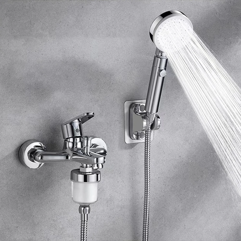 Sprinkler Filter Transparent Hard Water Softener 5 Micron PP Cotton Filter Bathroom Filtration System 3.5x2.4in for Home Kitchen