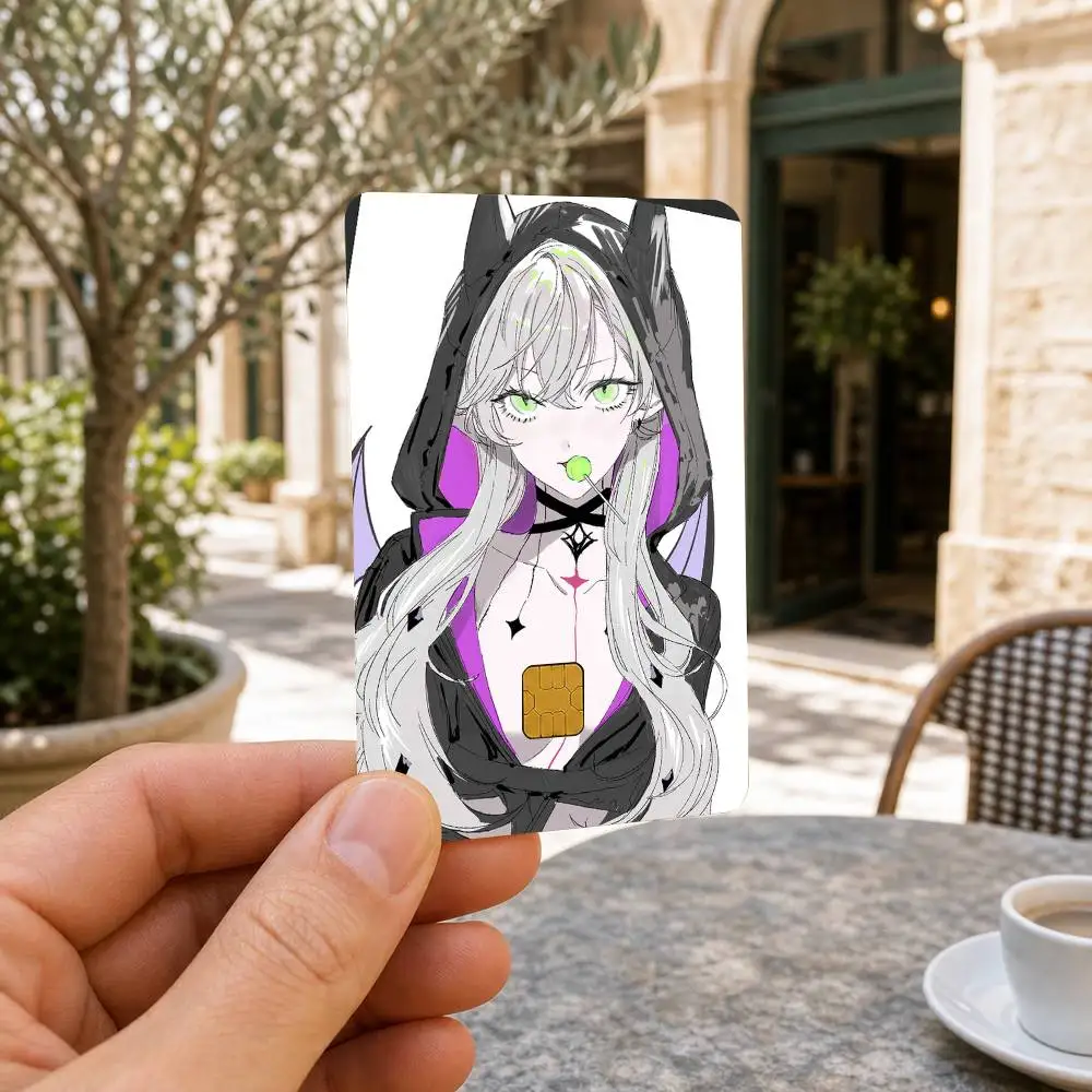 Lilith Fate Grand Order FGO Waterproof Bank Card Sticker Skin for Credit Debit Chip Cards Decorative Cover Film