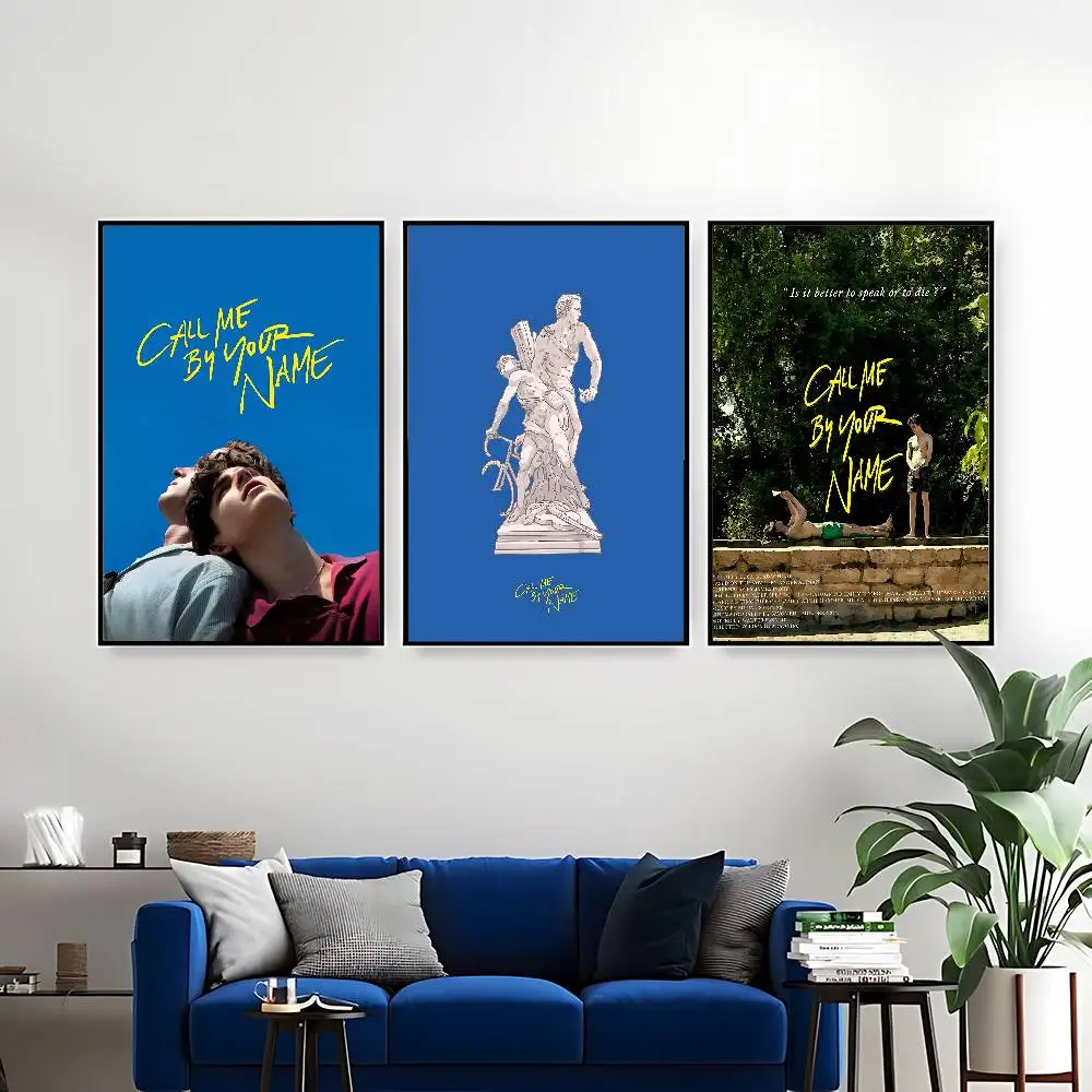 C-اتصلني باسمك ملصق HD جودة جدار الفن الرجعية الملصقات للمنزل جدار ديكور Kawaii غرفة ديكور