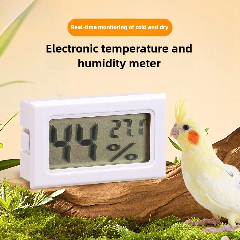 Thermometer Hygrometer Reptiel Huisdier Incubatie Fokken Schildpad Gekko Heremietkreeft Elektronische thermometer Hoge precisie Papegaai