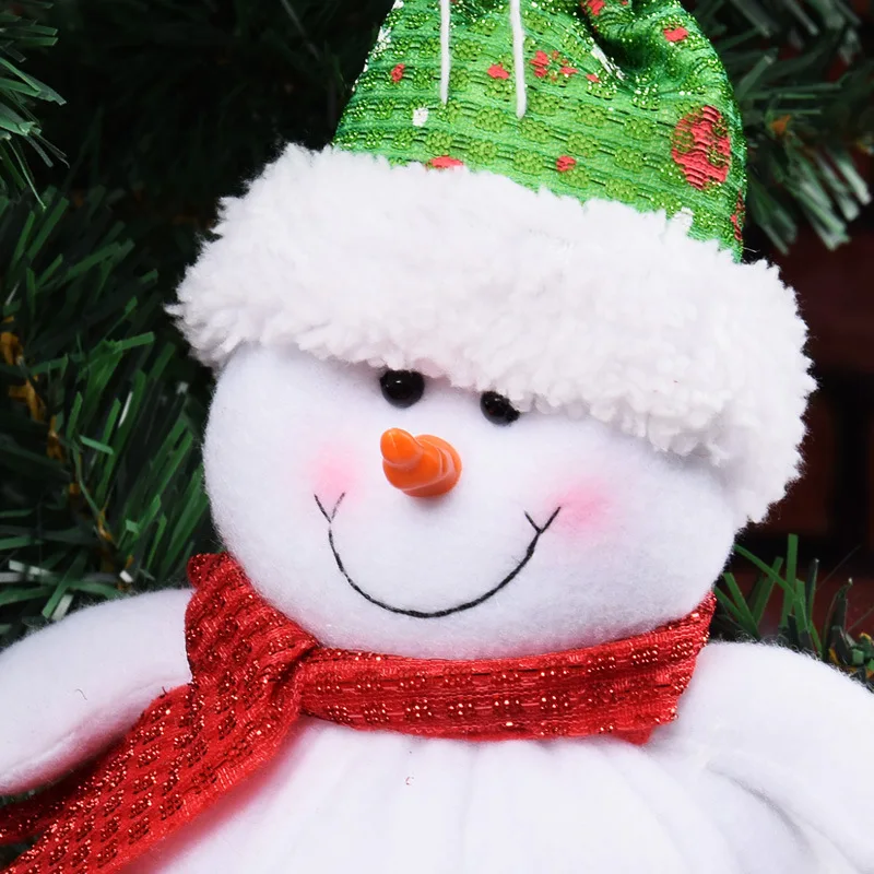 Décorations de Noël bonhomme de neige père Noël, pendentif beurre en peluche, décoration d'arbre de Noël, petit pendentif, cadeaux, nouveau