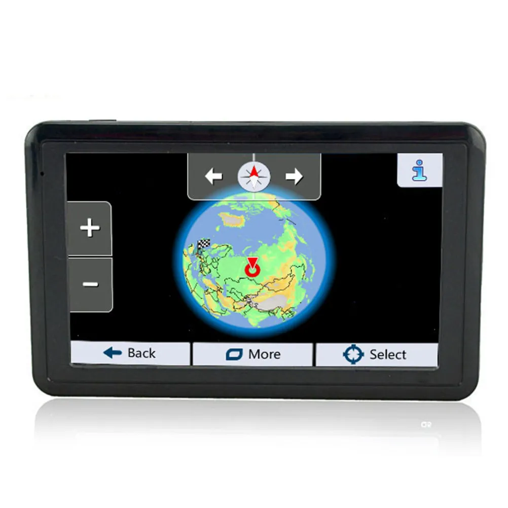 5 Inch Car GPS Navigation Truck Navigator 8GB Memory Touch Screen LCD Display Mp4 Mp3 Player External Support Multi Function