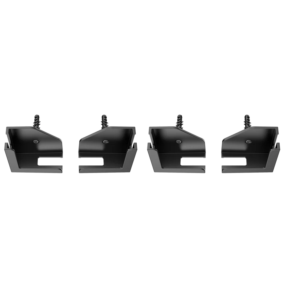 

2-комплектный настенный держатель для зарядки телефона и планшета для iPad/iPhone 15/E-Reader (черный)