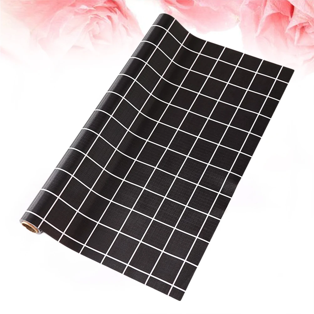 

Waterproof Cuttable Refrigerator Mat Moisture Proof Cabinet Liner Heat Insulated Drawer Mat Multi Purpose Mats 45X200Cm Black