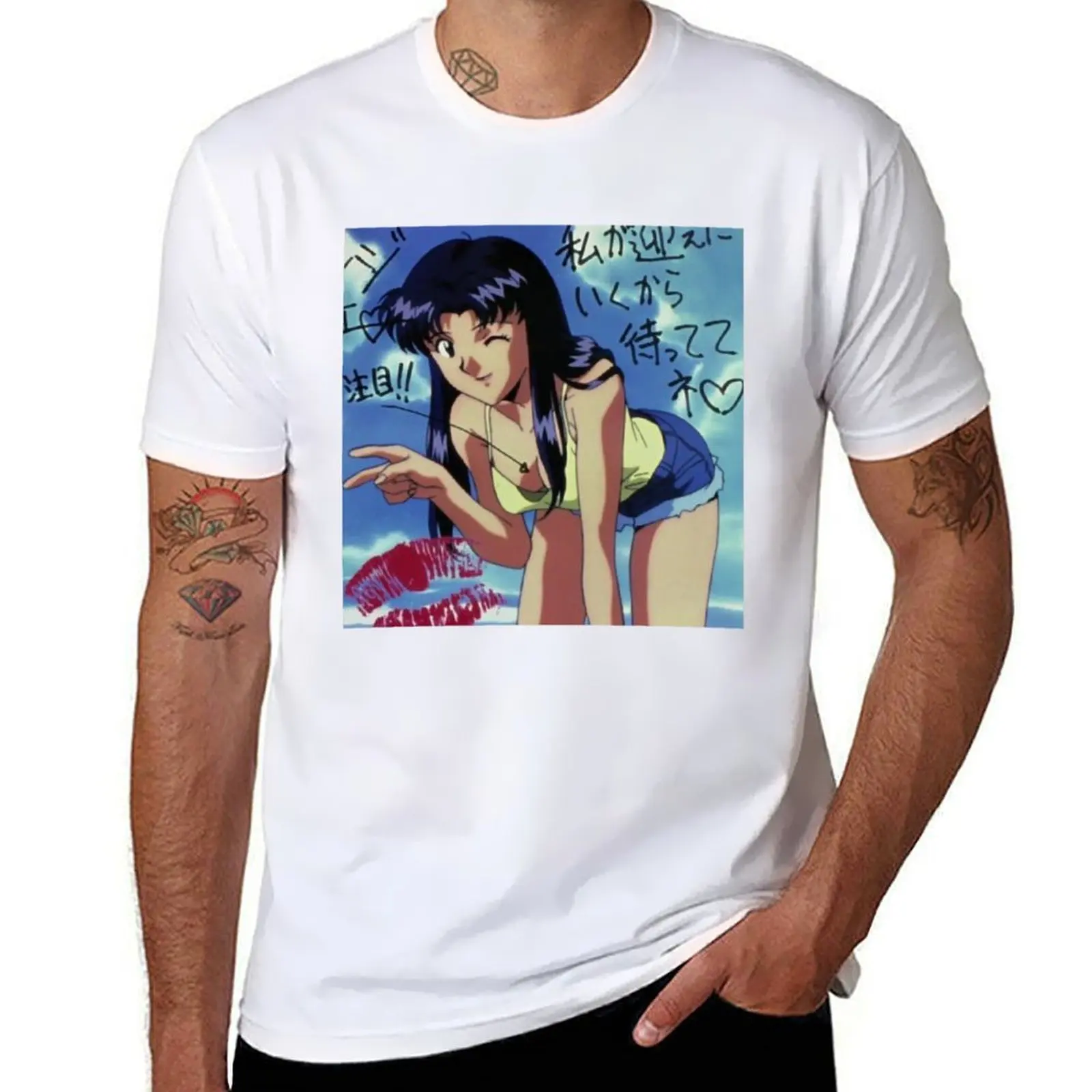 

Misato Katsuragi Classic T-Shirt heavyweights basketball graphic tees plain t shirts men