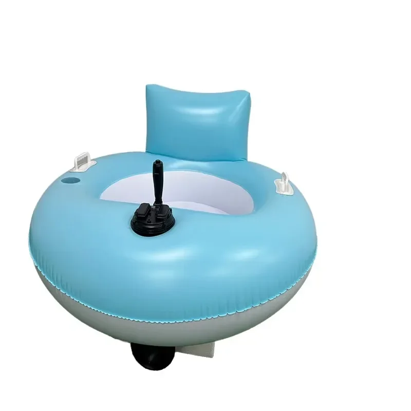 Inflatable River Tube Floating Boat Adult Electric Tube With Backrest For Party Summer Water Transport