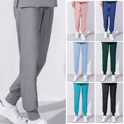 Summer Breathable Jogger Work Trouser Doctor Nurse Uniform Bottoms Shrink Elasticated Cuffs Dental Scrub Nursing Pant for unisex