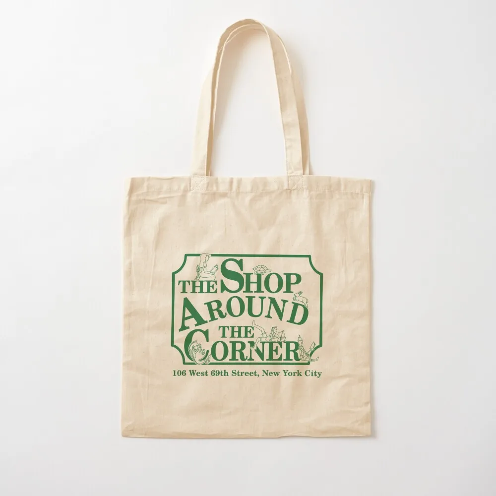 

Shop Around the Corner Sign Tote Bag Beach bag Gift bag sacs de shopping canvas tote Canvas Tote