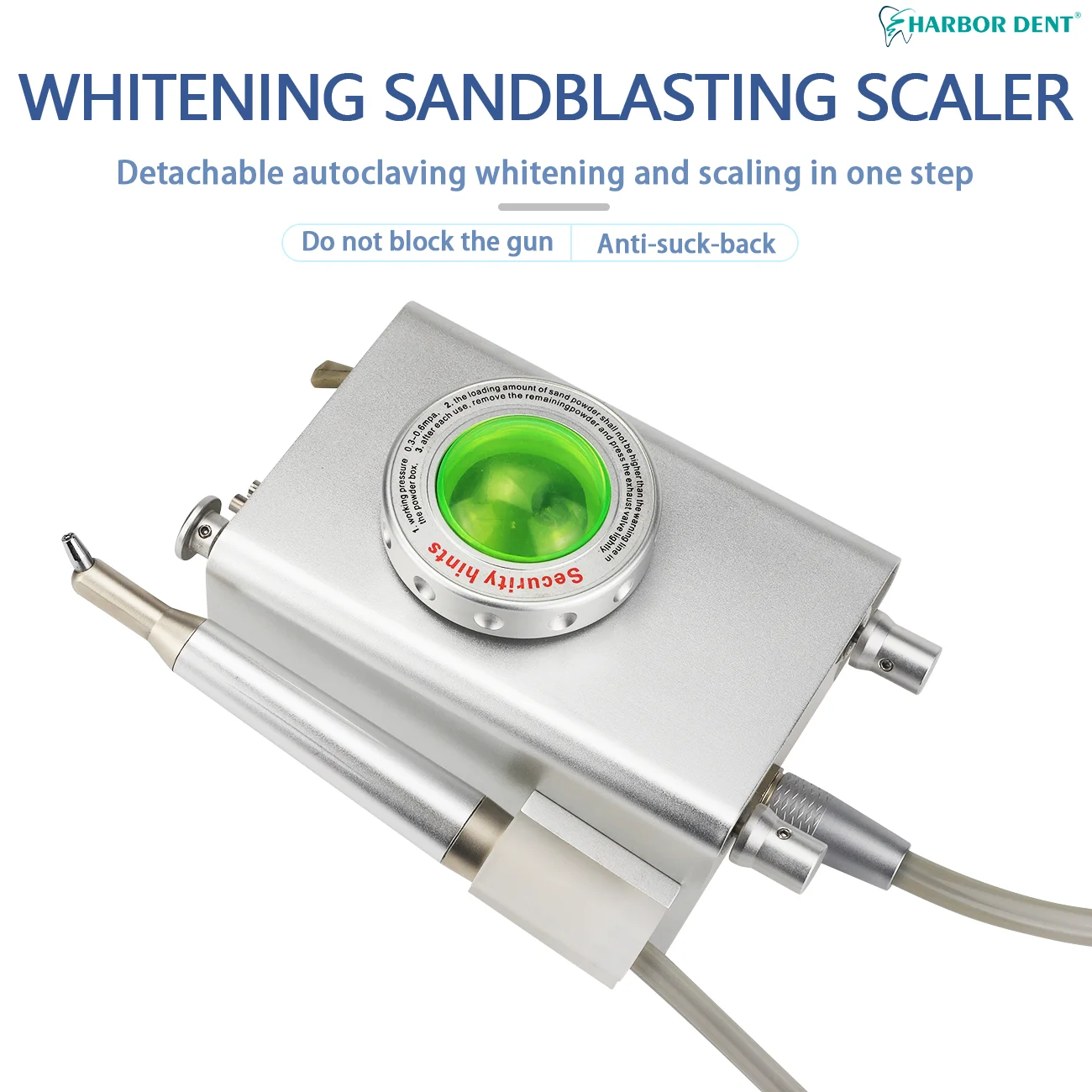 Dental Whitening Sandblasting Scaler Teeteh Cleaning Air Polishing Sandblasting Machine Air Water Prophy Dentist Tool