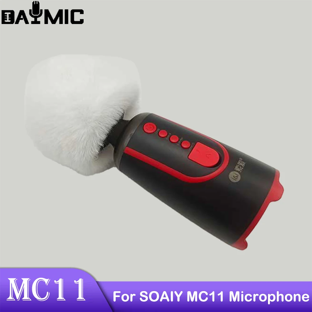 Aoshen soaiy mc11 mikrofon plüsch hülle mikrofon hülle blowout tote katze gato muerto para micro fono mini насадки на микрофон