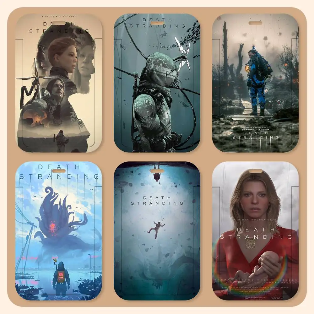 

Брелок-держатель для ID-карты Death Stranding с ремешком на шею, подвеской, держателем для бейджа, шнурком и чехлом для рабочего пропуска – отличный подарок