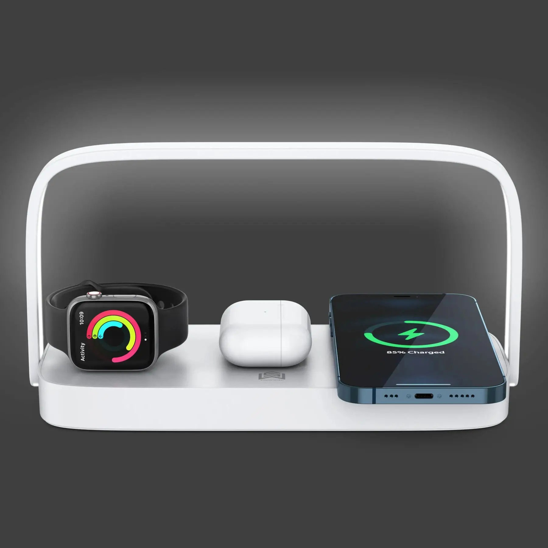 Wireless Charging Station, 3 in 1 Charging Station, Night Light, iPhone 12/13/14/15 Pro/13 Mini/13 Pro Max/12 pro, AirPods