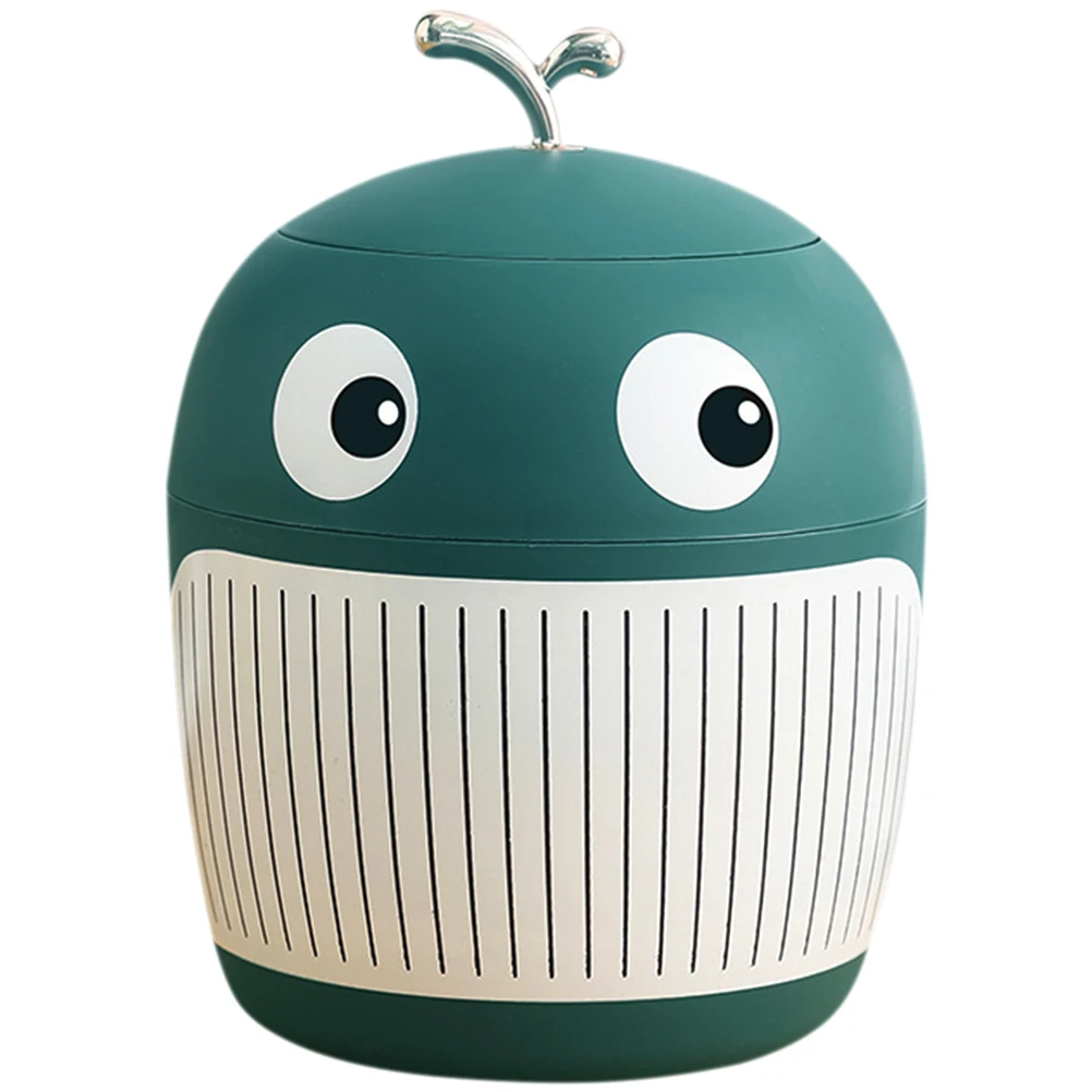 

Compact Desktop Trash Can Modern Look Easy to Empty for Tabletop Coffee Table Living Room Desk Wastebasket Desktop Trash Can