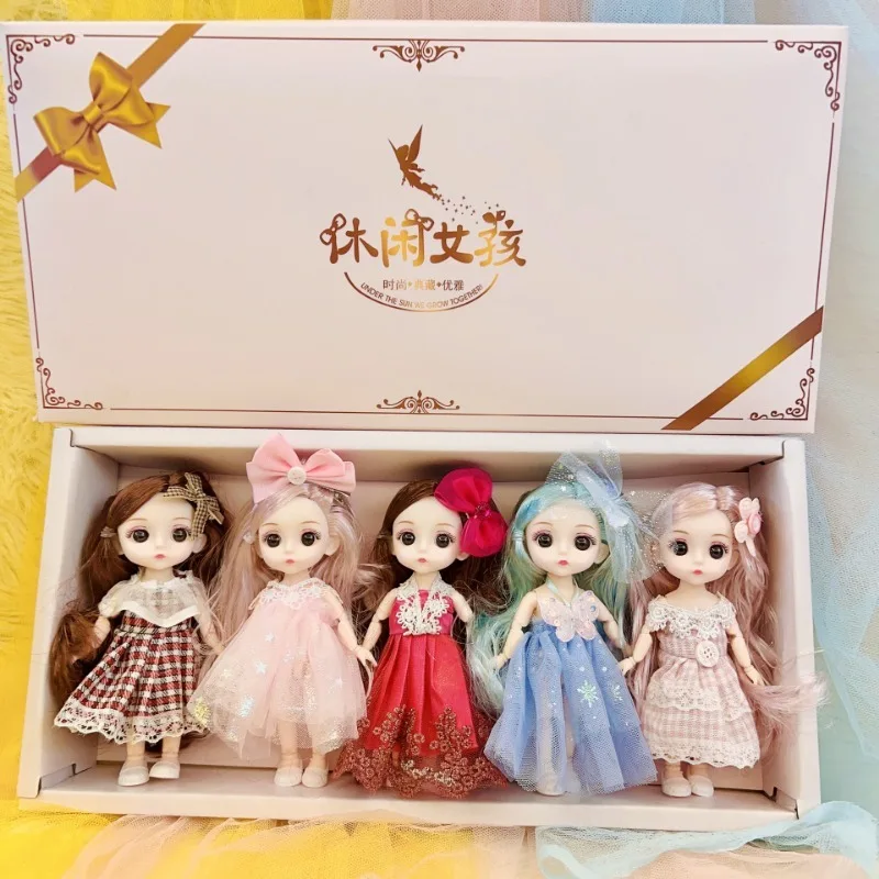 Doll Princess mini 17 cm set dream childlike innocence birthday gift children's and girls' toys