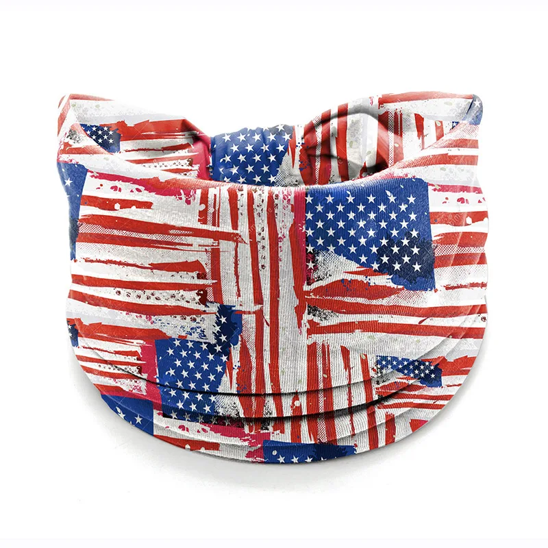 Festival July 4th Independence Day Women American Flag Bandanas Headband Patriotic Accessories Sweat-absorbing Hairband