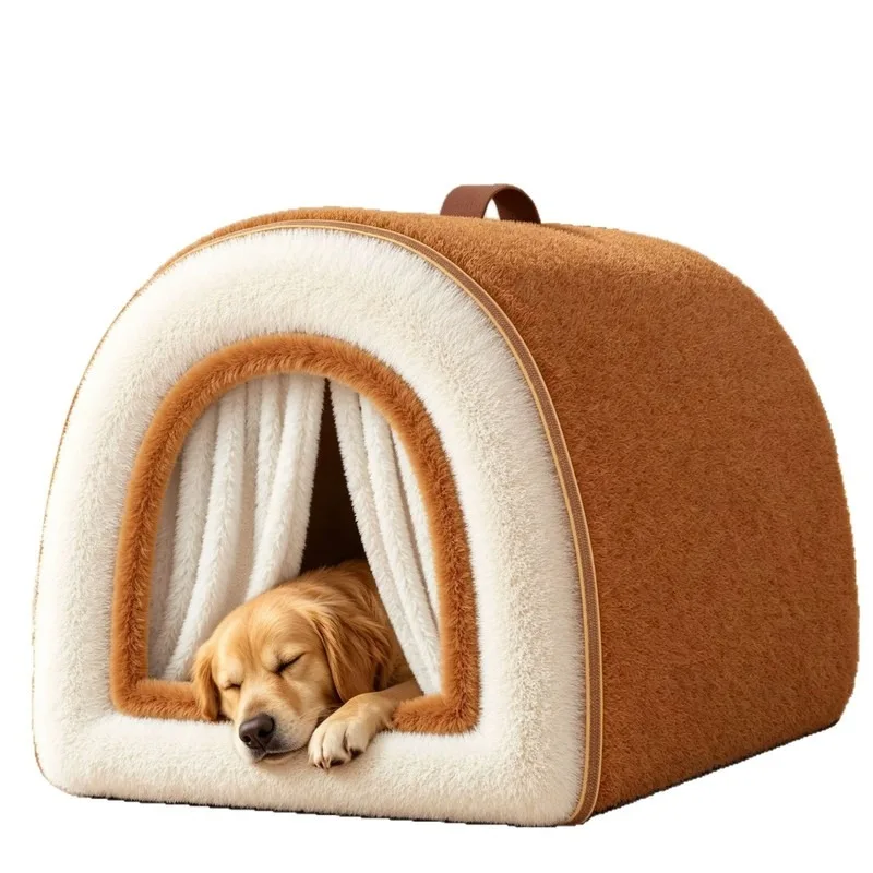 New thickened, warm, detachable and washable dog bed, suitable for medium and large dogs and cats to sleep on