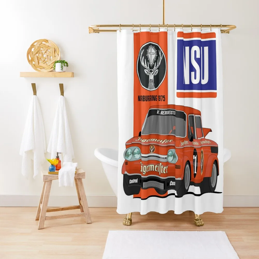 

NSU Bergmeister Shower Curtain Shower Set For Bathroom Washable Waterproof Fabric Shower Cover For Curtain