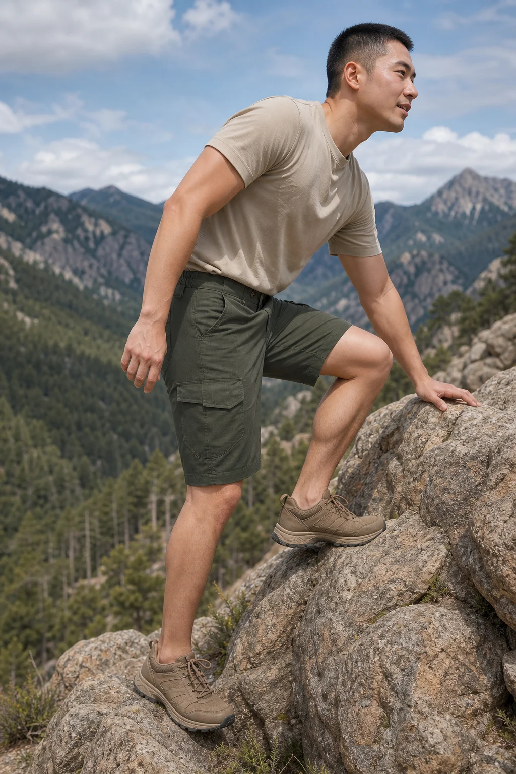 6XL Big Size Fan Shorts Multi Pocket Cargo Shorts Summer Outdoor Sport Training Hiking Short Trouser Man