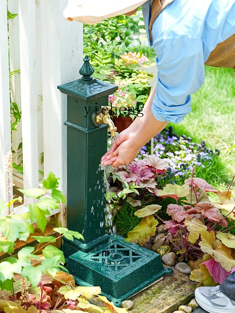 AA Courtyard pool decoration wall decoration high-end cast iron sink garden courtyard washbasin washbasin