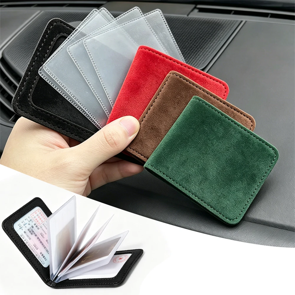 Car Driver License Holder Id Pass Certificate Folder Wallet For Tesla Model S X 3 YL Model 3 Highland Model Y Juniper Cybertruck