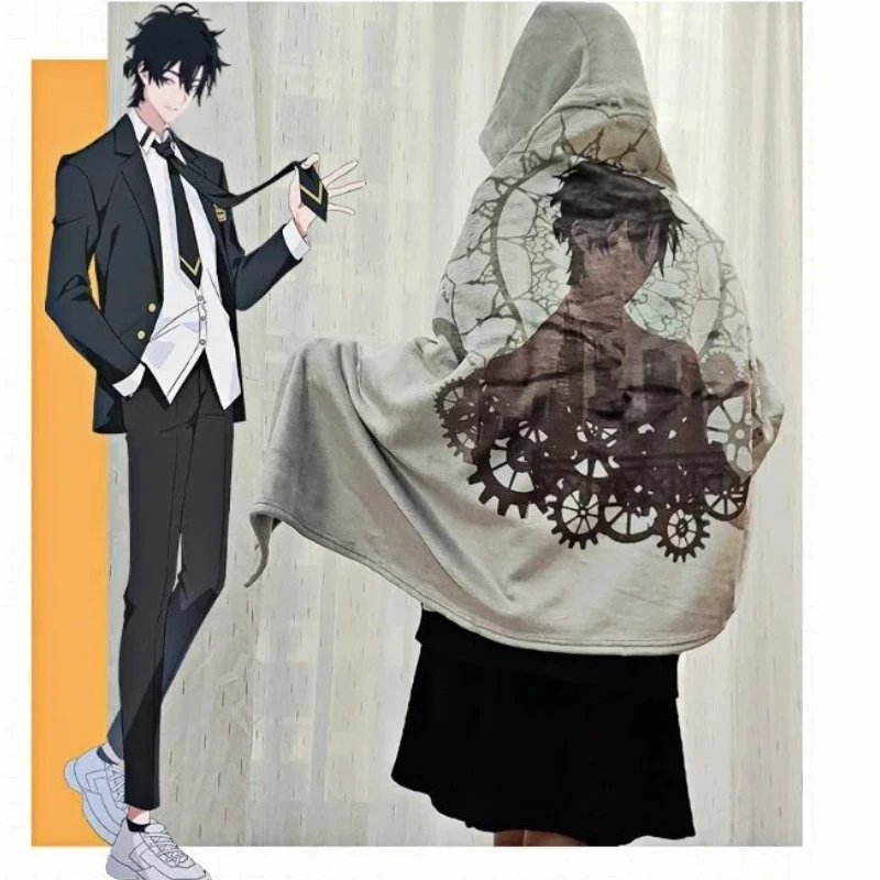 

Official Link Click Plush Hooded Cape Licensed Anime Peripheral Cheng Xiaoshi Lu Guang Qiao Ling Cosplay Shawl For Anime Fans