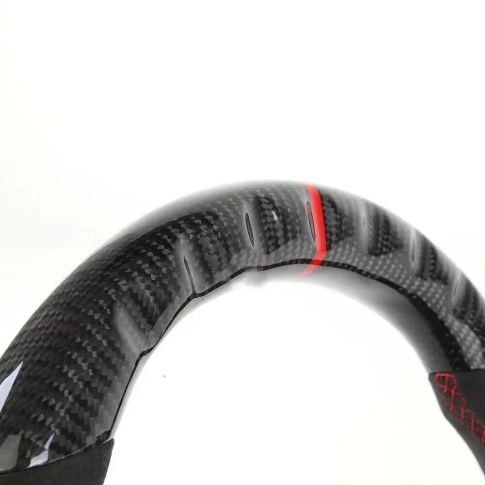 

LED Shift Light Carbon Fiber Steering Wheels Fit For BMW E90 E92 M3 E82 E90 E87 M3 M2 Custom Steering Wheels