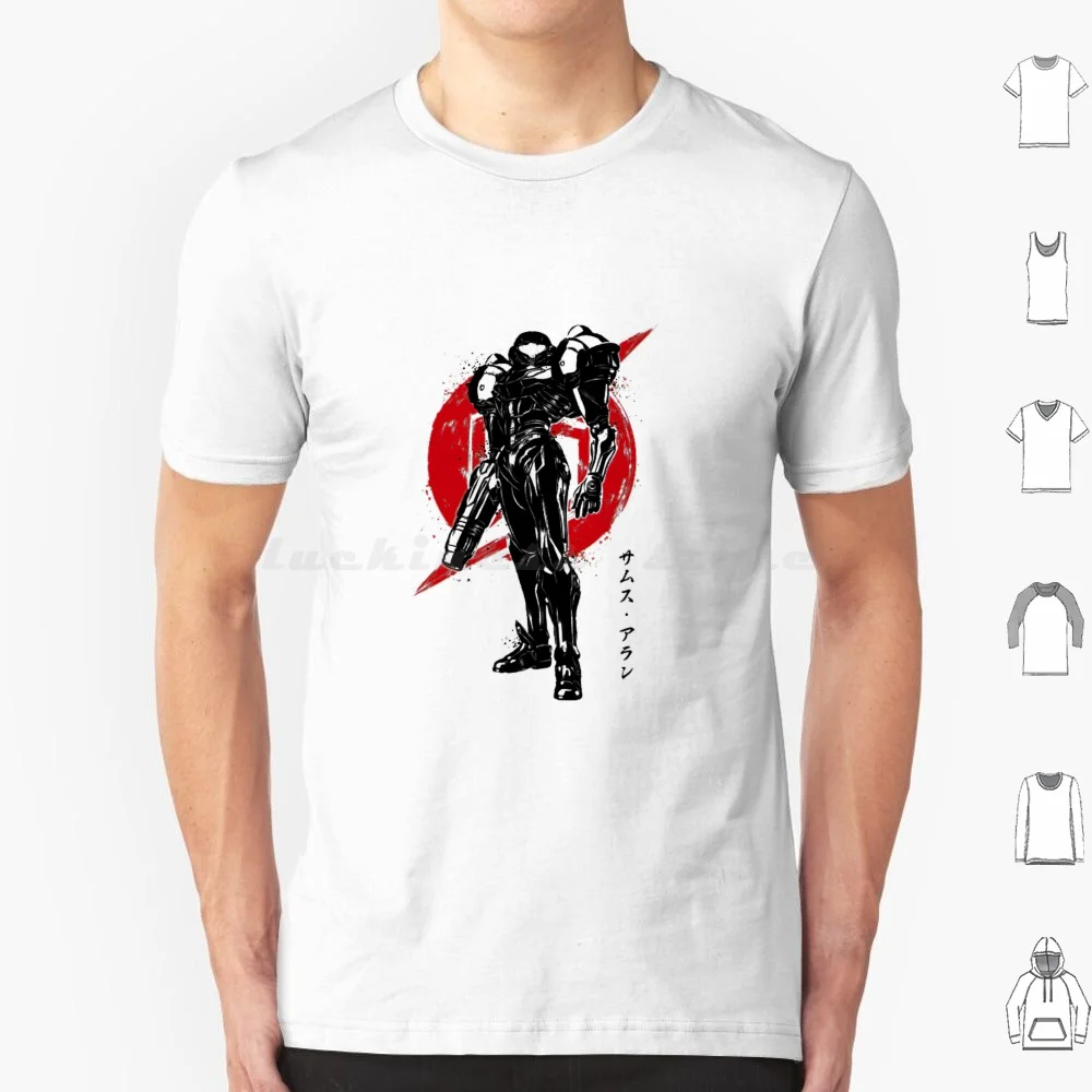Camiseta Metroid 6xl, camiseta fresca de algodón Metroid Samus Samus Aran Gaming, videojuegos Retro, juego Super Metroid Aran Snes Smash Games