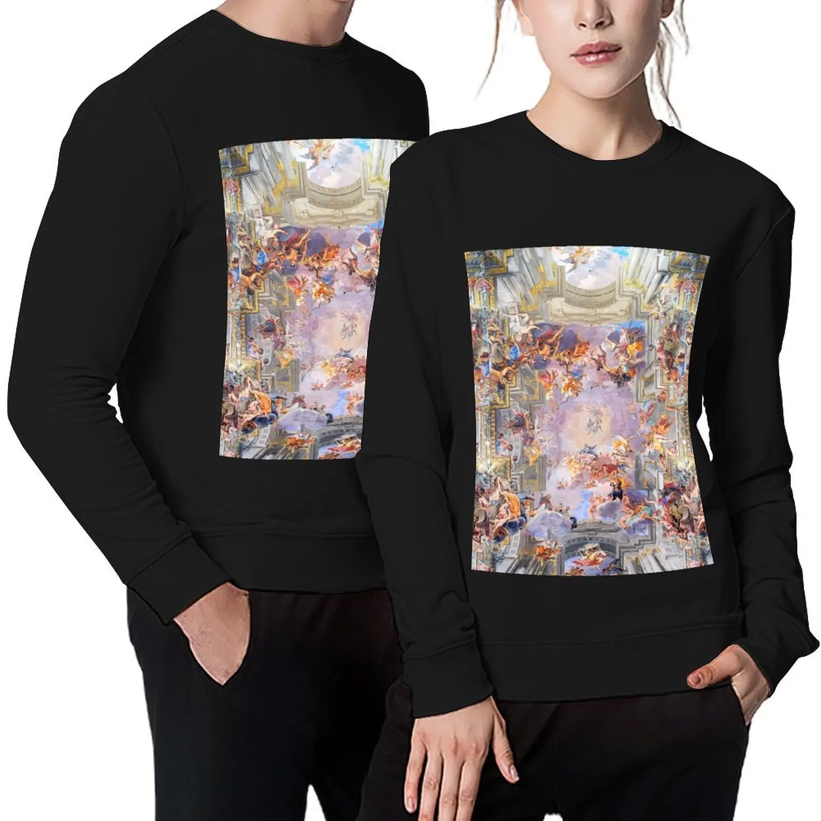 

Baroque Pastel Ceiling Magic Pullover aesthetic clothing men wear graphic t shirts men autumn clothes graphic sweatshirts
