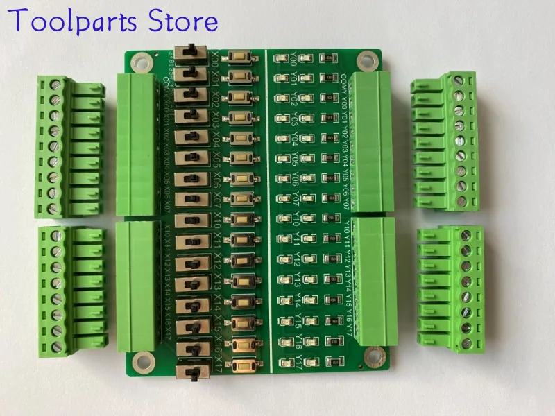 PLC Debugging Simulation Board 16 Input/output Test Board Button Toggle Switch Switch Learning Module