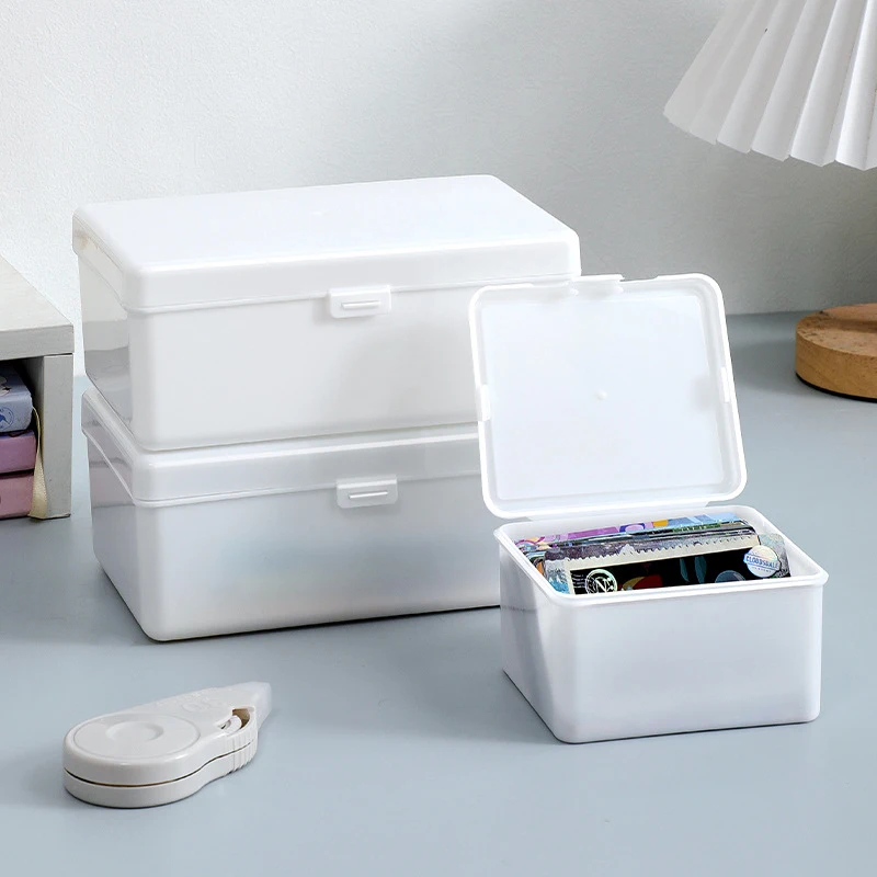 Photo Card Organizer Classification Flip Box Korean Transparent Storage Box Blind Box Card Photocard Storage Box