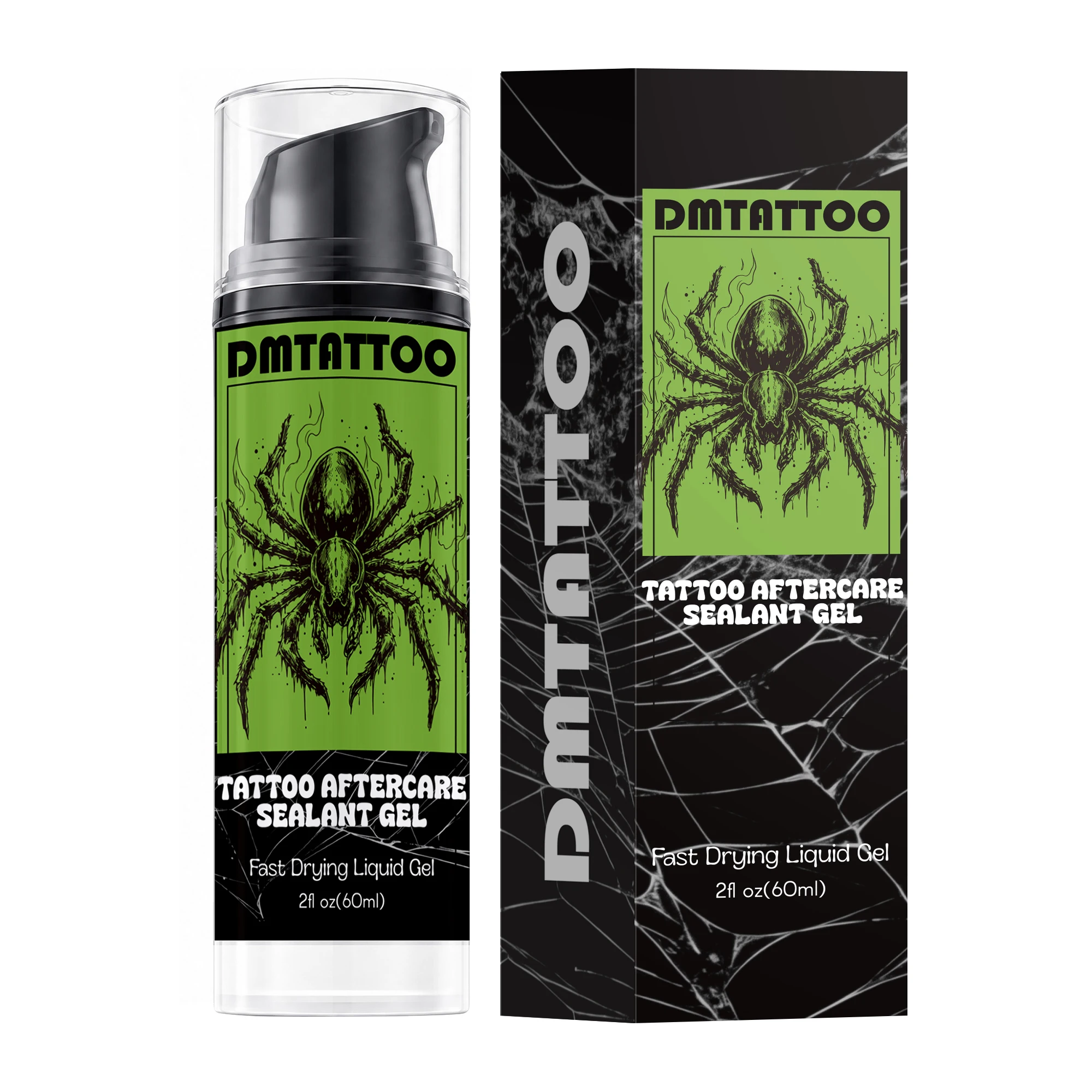 DM 60ml Tattoo Aftercare Soothing Gel - Moisturizer for FreshTattoos Gel Tattoo Waterproof Protector After Tattoo Care Gel