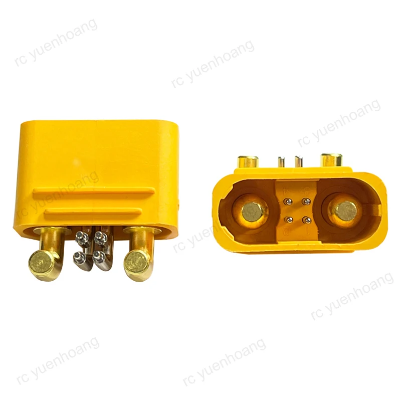 2PCS Amass AS150UPW (2 + 4)-M Scheda-Tipo orizzontale Spina 2 + 4Pin Connettore maschio FAI DA TE per RC Pianta Agricoltura UAV Lipo Parti di batterie