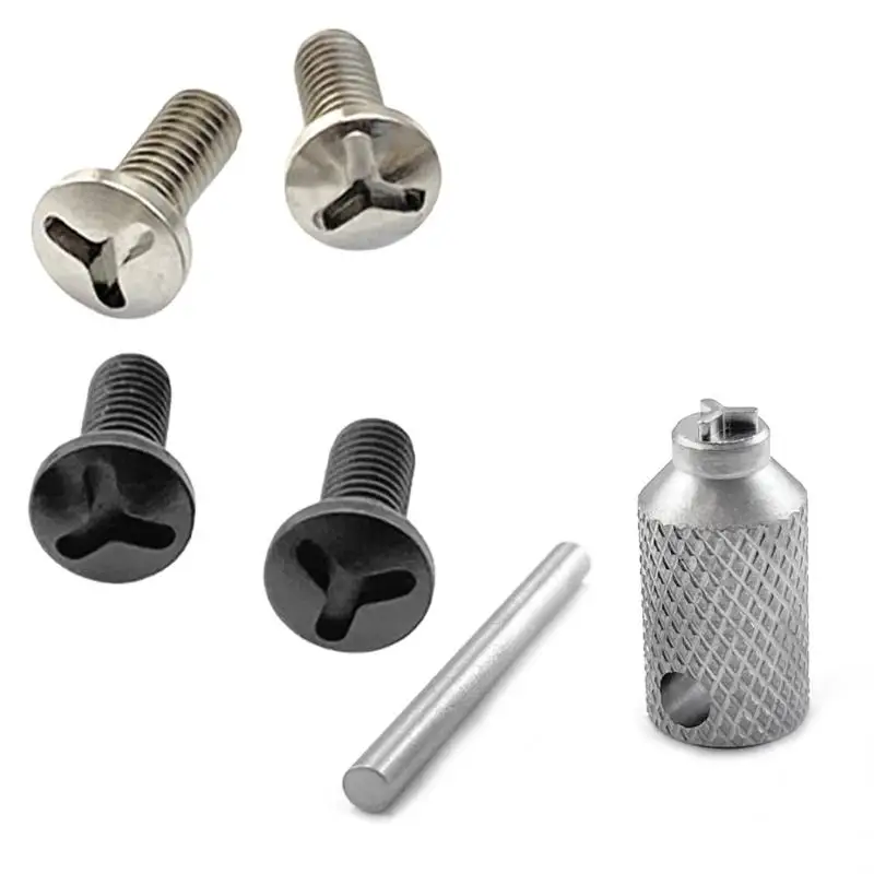 652F Heavy Duty Titaniums Fastening Screws Upgrade Kits Rustproof Materials Shock Absorption Design