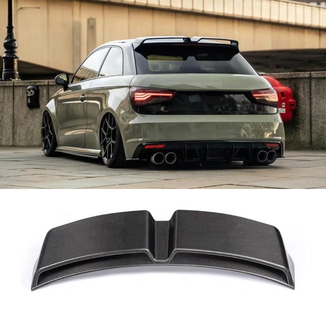 

High quality Car Tuning Rear Roof Carbon Spoiler R18 Style for Audi A1 2011-2014