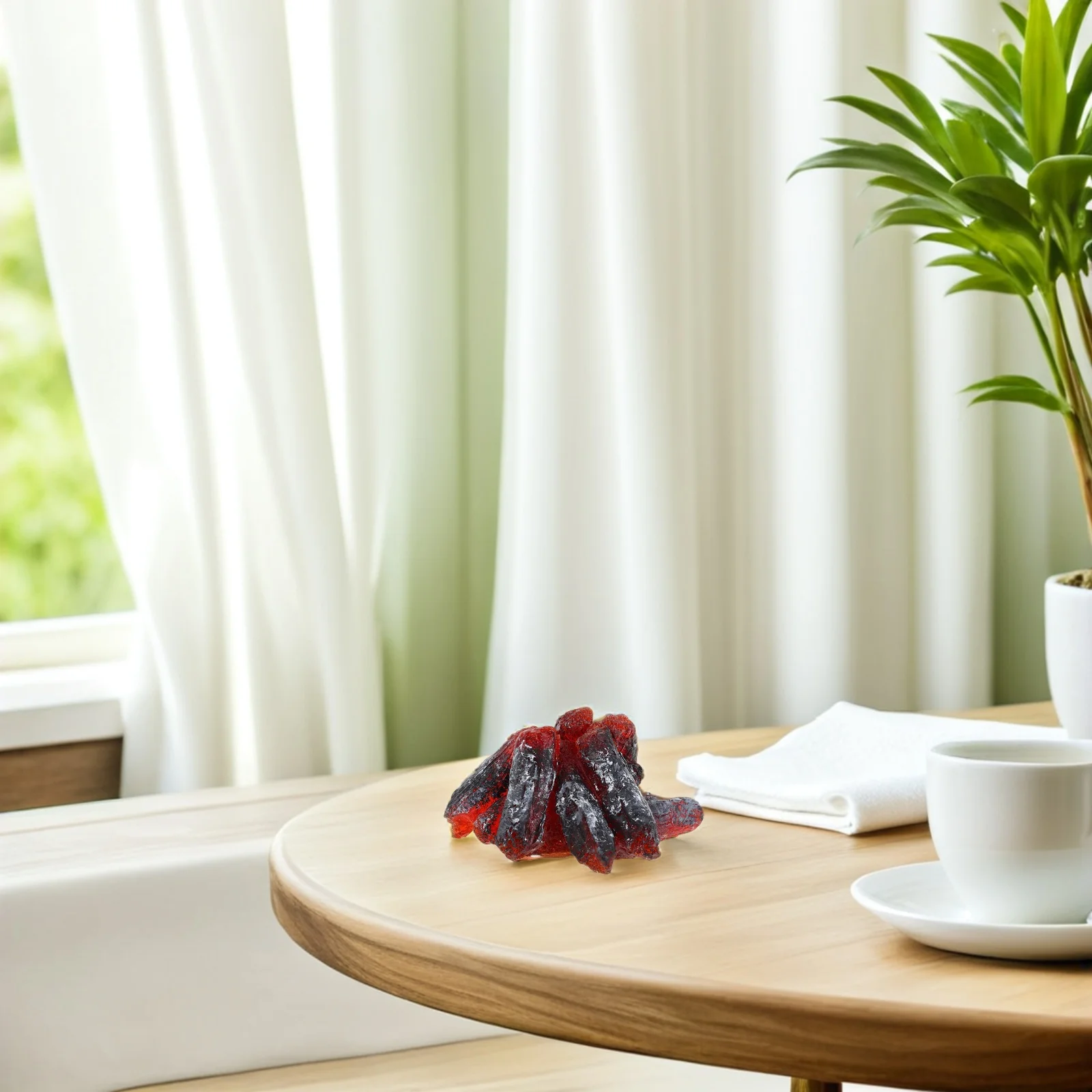 

Resin Bonfire Realistic Mini Campfire Ornament Fake Fireplace Tabletop Decoration DIY Craft Projects Micro Landscape Field Scene