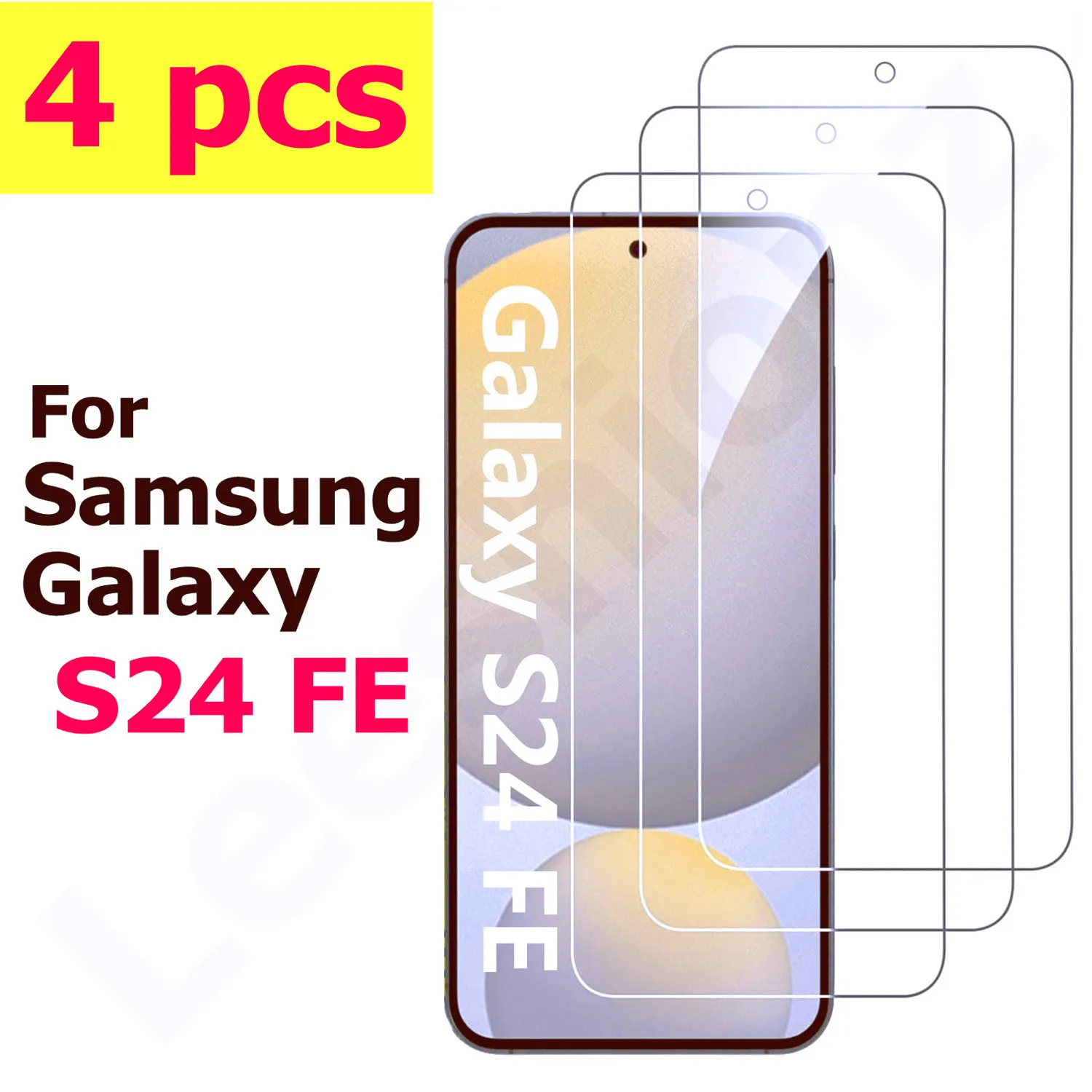 

Screen protector For Galaxy S24 FE Samsung Tempered Glass 9H Transparent Clear Anti Scratch
