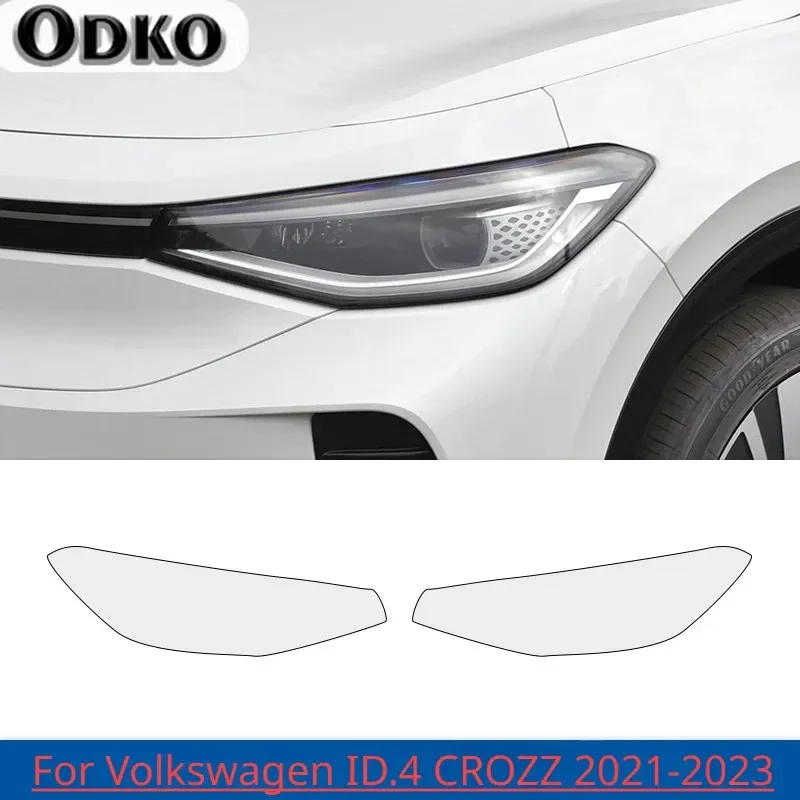 

Для Volkswagen ID.4 X ID.3 ID.6 CROZZ 2021-2023 внешняя фара автомобиля Оформление аксессуары для ремонта от царапин