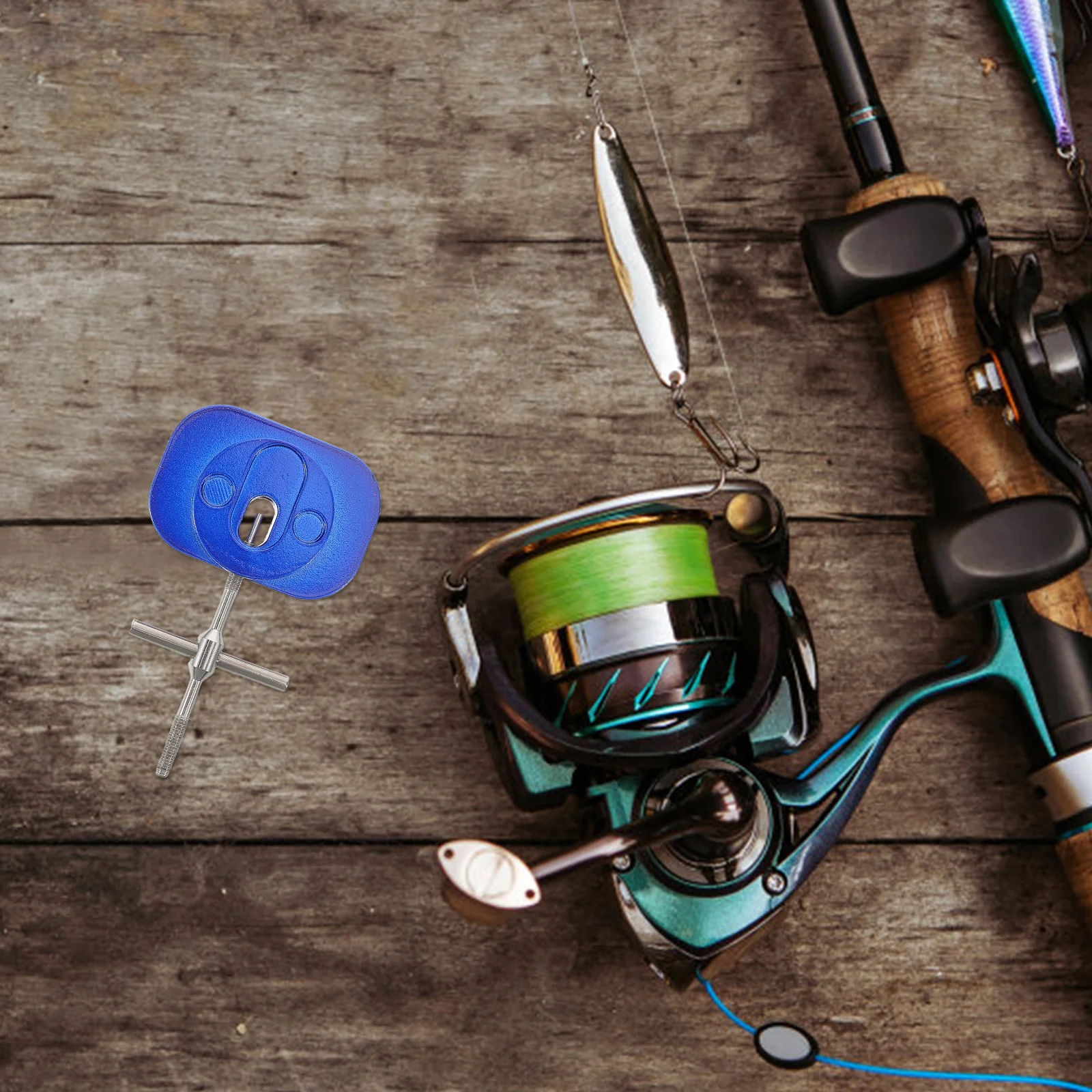 

Fishing Reel Bearing Pin Remover Tool Lightweight Aluminum Alloy Spool Removal Bearing Thimble Fishing Reel Maintenance Repair