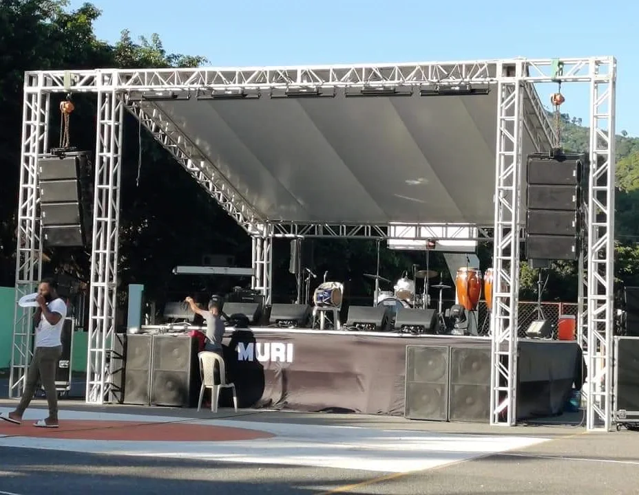 China Factory Price 300x300mm 400x400mm Aluminum Finish Line Truss Used Aluminum Spigot Truss Display Lighting Truss For Sale