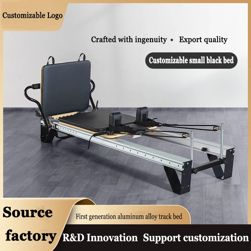 

【Hot】ized Yoga Studio Shaping Fitness Equipment, Sliding Flat Bed, Aluminum Alloy Full Track Pilates Core Bed