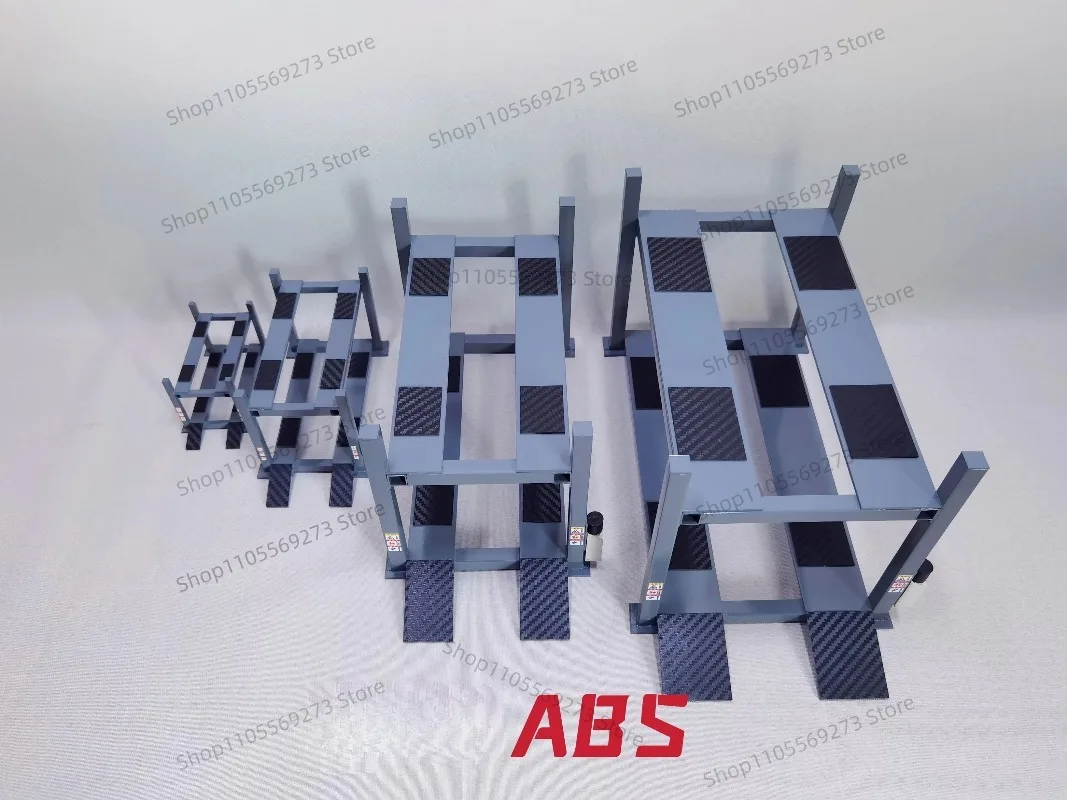 1:64 1:43 1:24 1:18 Scale Model Car Garage Display Stand, Handmade Double Deck Parking Lot Scene Base for Diecast Vehicles