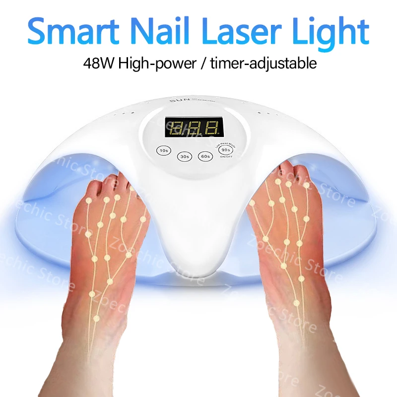 2-In-1 Fungal Nail Laser Device Repair Fast Nails Fungus Onychomycosis Repair Toenail Fingernail Removes Nail Fungus Foot Care