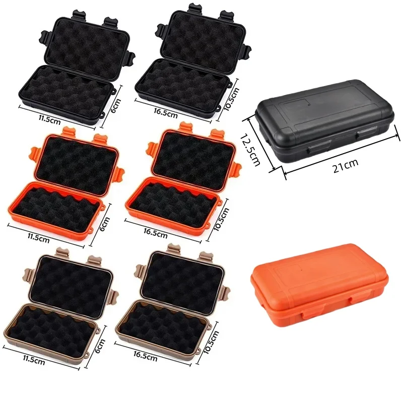 S/L/XXL Size Outdoor Plastic Waterproof Sealed Survival Box Container Camping Outdoor Travel Storage Box