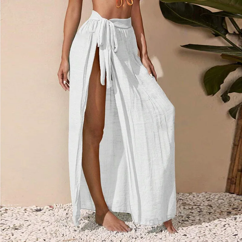 Instagram Damen Schürze Sommer Strand Wickelrock Bademode Bikini Cover Up