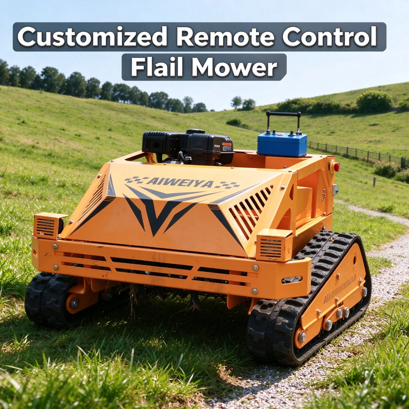 Customized Fine-cut Remote Control Lawn Mower, Delicate Trimming, Fit for High-grade Resort Lawns