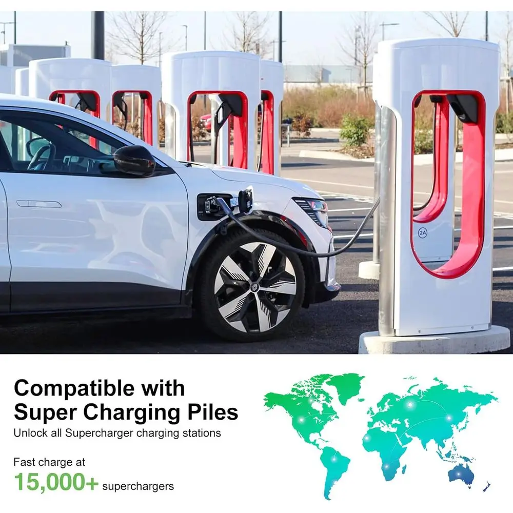 محول مركبة كهربية NACS إلى CCS1 مطور لعام 2025، متوافق مع شاحن Tesla Supercharger إلى محول شاحن CCS 500 A/1000V، Fast C #4