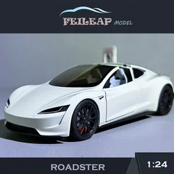 Simulation 1:24 Scale Roadster Convertible Sport Car Model Alloy Collective Miniature Voiture Sound and Light Boy Car Gift