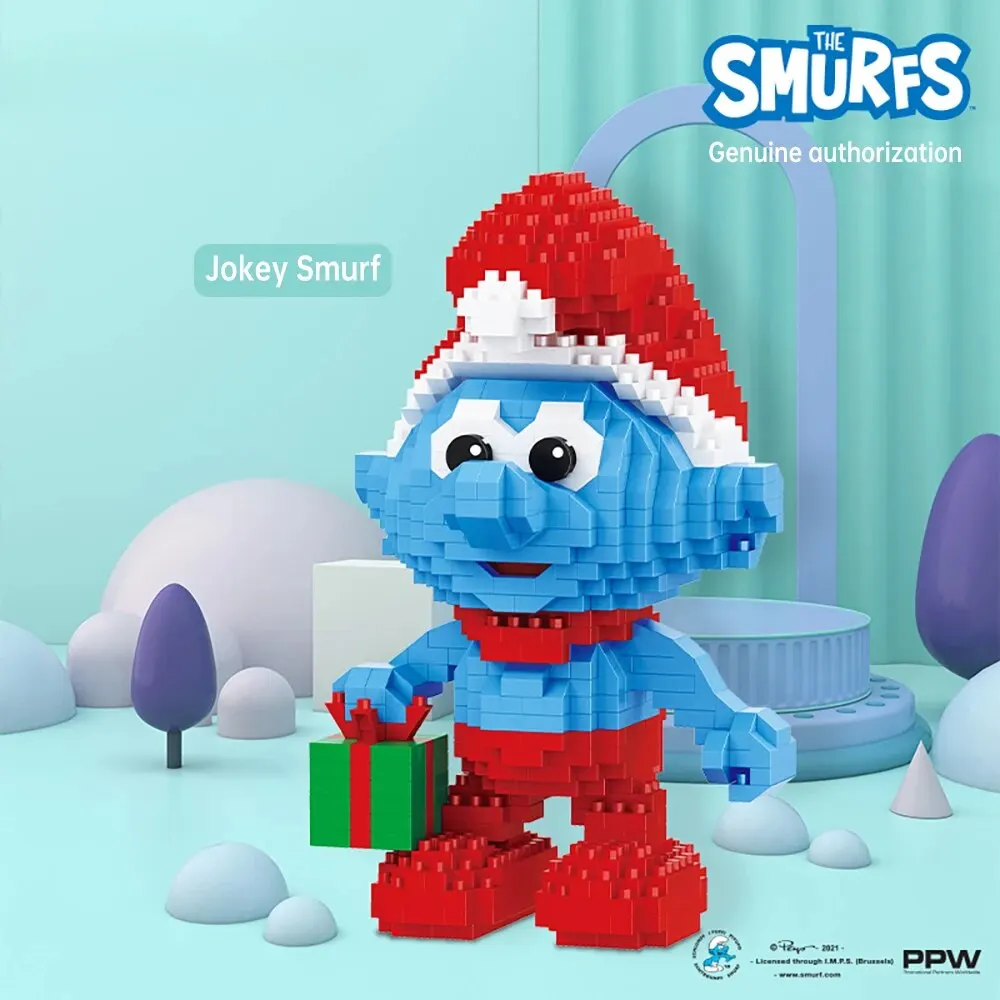 Building Collect Kit for Kids Creative Building Block Set 942PCS Girl Smurfs Toys for Christmas and Birthday Gifts with Box